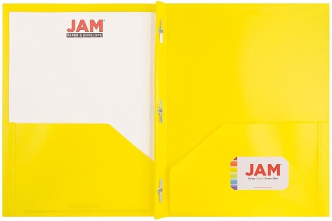 JAM PAPER Plastic Color Pop Folders - Image 5
