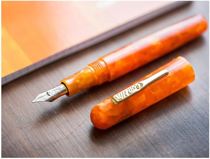 Conklin All American Fountain Pen in Sunburst Orange – Omniflex Nib, Vibrant - Image 5