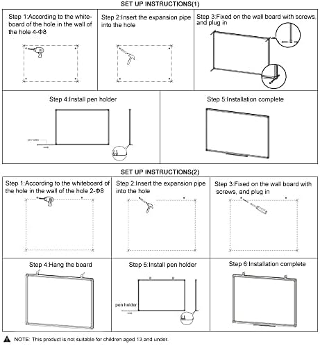 XIWODE 18x24 Inch Magnetic Dry Erase Whiteboard,Silver Aluminum Frame - Image 7