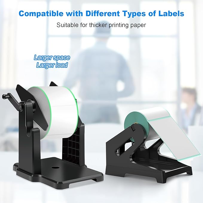 Vazioyar Label Holder for Rolls and Fan-Fold Labels,Compatible - Image 7