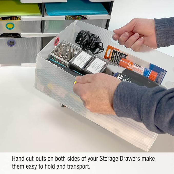 Ultimate Office TierDrop Storage Drawers Measure 9w x 12d x 4 3/4 Inches High - Image 6