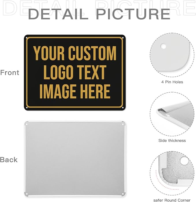 Custom Signs Outdoor Metal Sign Custom Sign Outdor Indoor Personalized Signs - Image 7