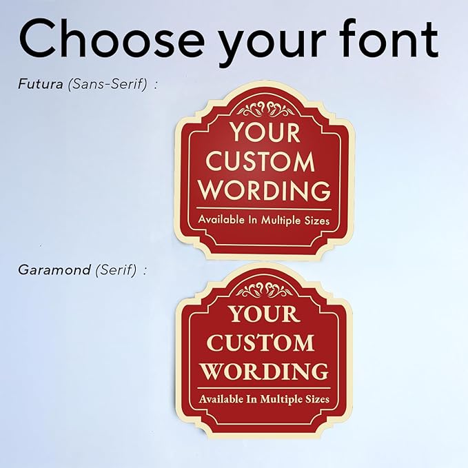 Custom Decorative Outdoor Metal Sign: Personalized Aluminum Design - Image 9