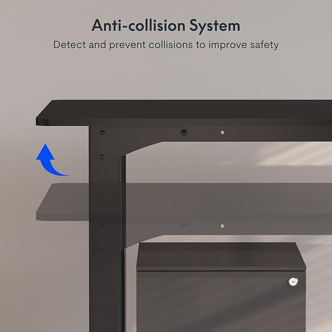 FLEXISPOT4 Legs Standing Desk 78 x 32 Inch Electric Adjustable Height Desk - Image 6