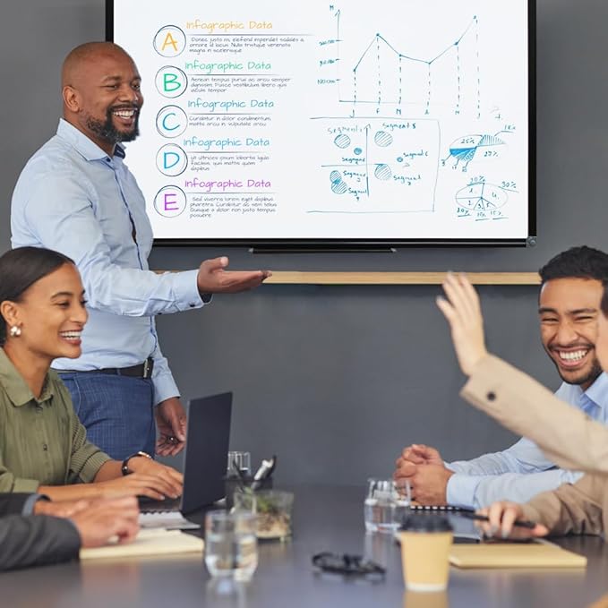 XIWODE Large 36x60 Inch Magnetic Dry Erase Whiteboard,Black Aluminum Frame - Image 5