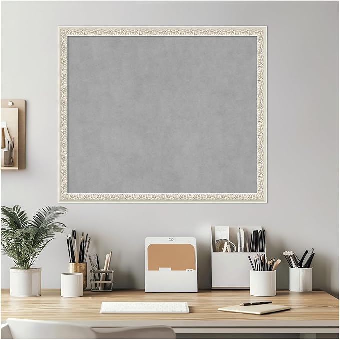 Amanti Art Silver Framed Magnetic Board 22x26 Medium Vision Board - Image 7