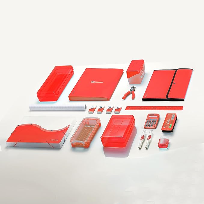 Accordion File Organizer Red, 7 Pocket Expanding File and Cover Folder - Image 7