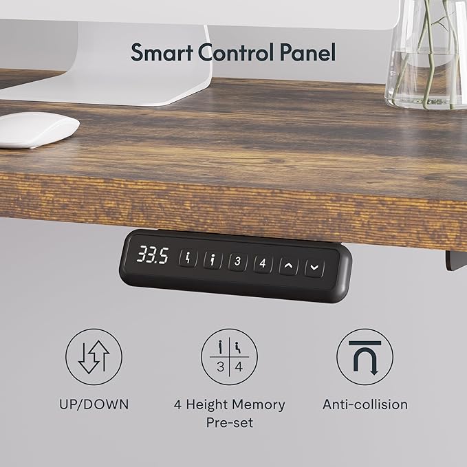 FLEXISPOT 63" L Shaped Standing Desk Electric Corner Table - Image 9