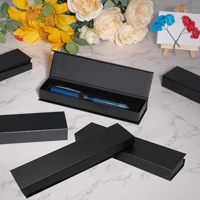 Olutacot 84 Pcs Pen Gift Boxes Empty Black Ballpoint Pen Gift Box - Image 7