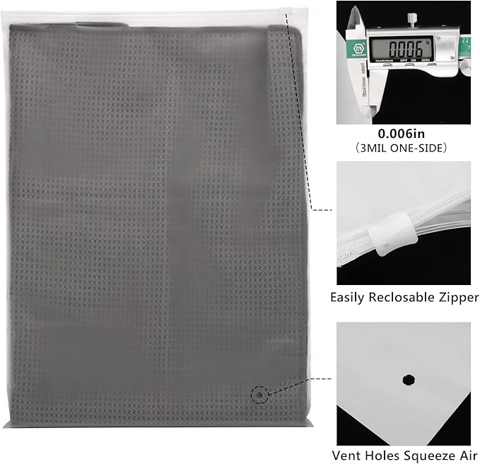Svaldo Swimsuit Bags, 25 Pack 8x10 inch Shirt Bags - Image 8