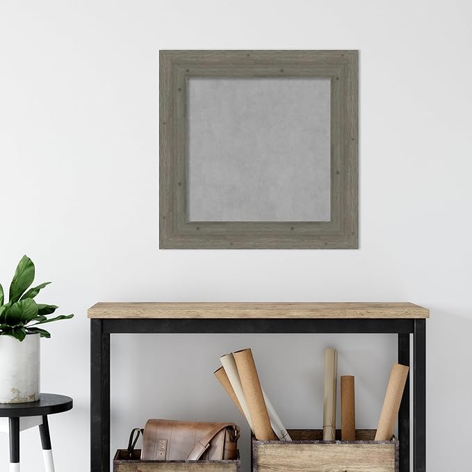Amanti Art Grey Framed Magnetic Board 27x27 Medium Vision Board - Image 5