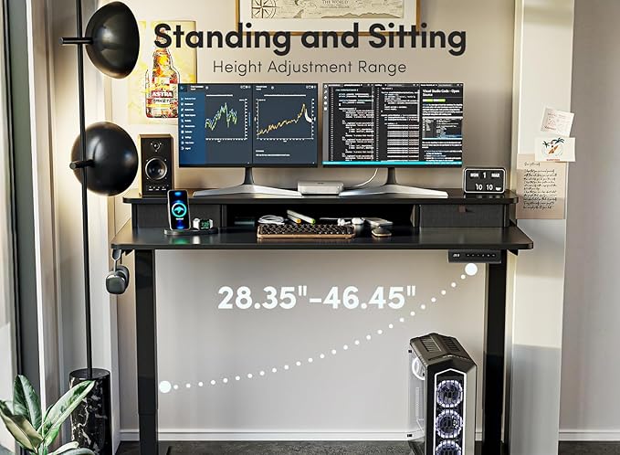 FEZIBO 40 x 24 Inch Height Adjustable Electric Standing Desk - Image 9