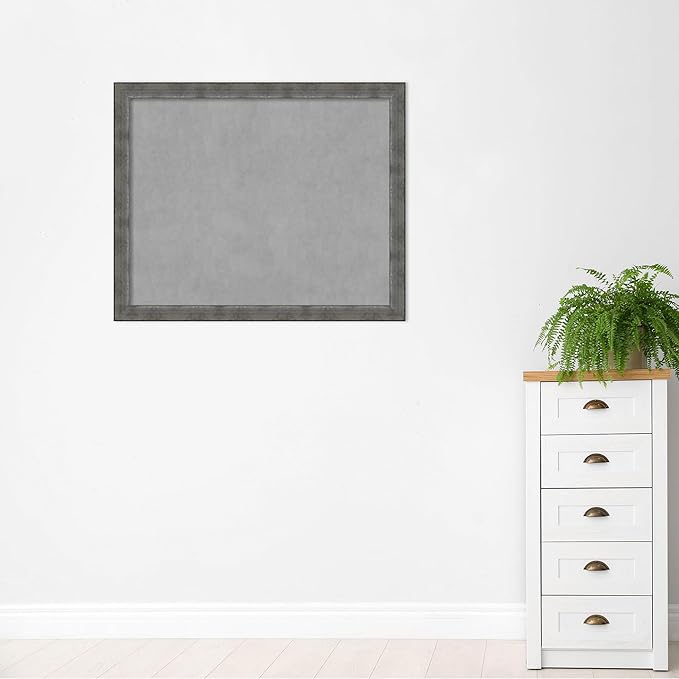 Amanti Art Silver Framed Magnetic Board 36x44 X-Large Vision Board - Image 5