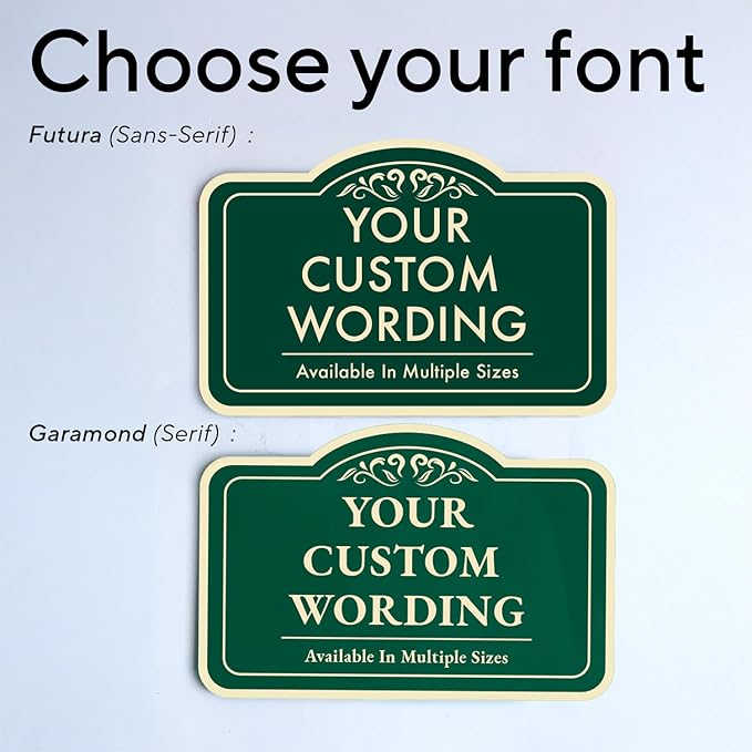 Custom Decorative Outdoor Metal Sign - Image 9
