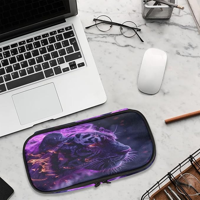 Pardick Tiger Animal Pencil Case,Big Capacity Pencil Pouch Coin Pouch - Image 9