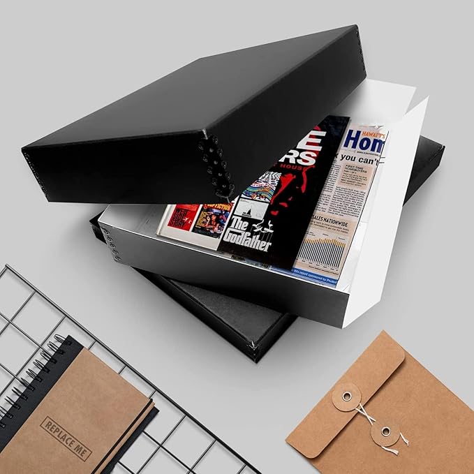 Lineco Museum Archival Storage Box, 11.75x15.25x3 in. Drop Front Design. - Image 8