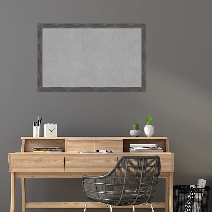 Amanti Art Grey Framed Magnetic Board 27x43 Large Vision Board - Image 5