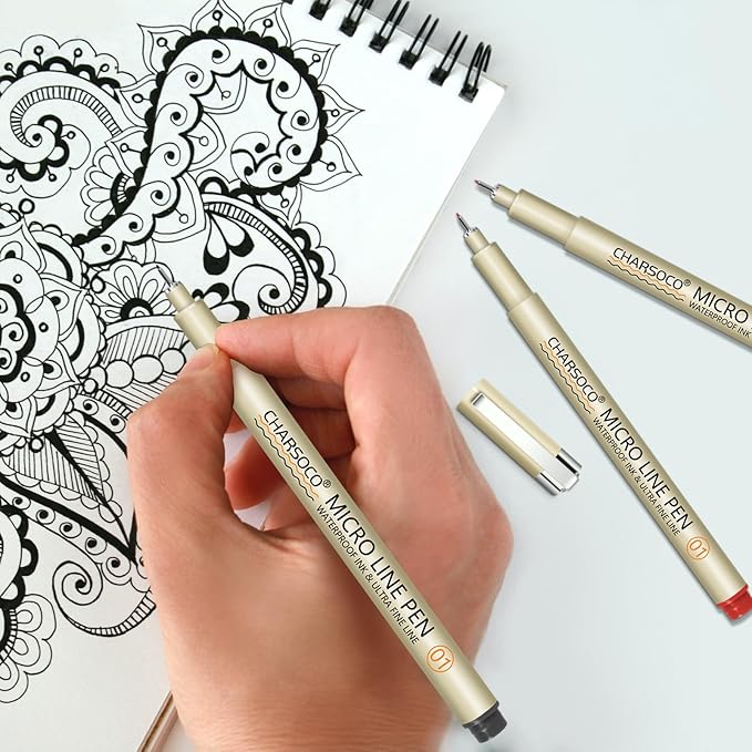 CHARSOCO 01 Micro Fine Point Pen Set - Image 7