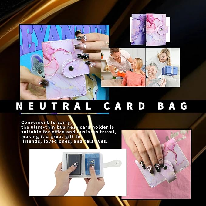PRIVILLA 2 Pcs Credit Card Holder and business card holder,Sd Card Holder Each - Image 6
