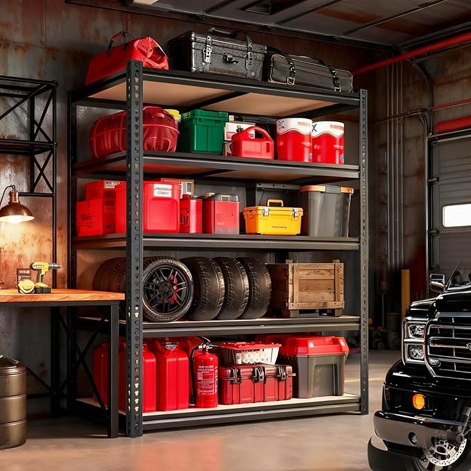 ZEUKMXOO Garage Racks for Storage,5-Tier Adjustable Garage Shelving Storage - Image 9