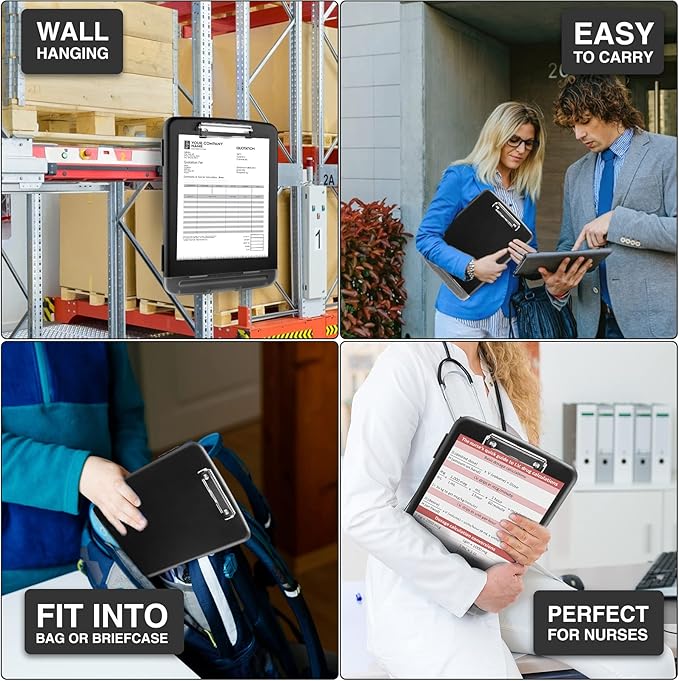 Sooez Clipboards with Storage, High Capacity Clip Boards 8.5x11 with Storage - Image 6