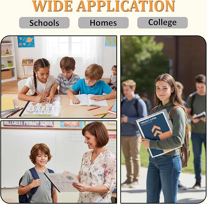 50 Pack Report Covers with Sliding Bar - Image 9