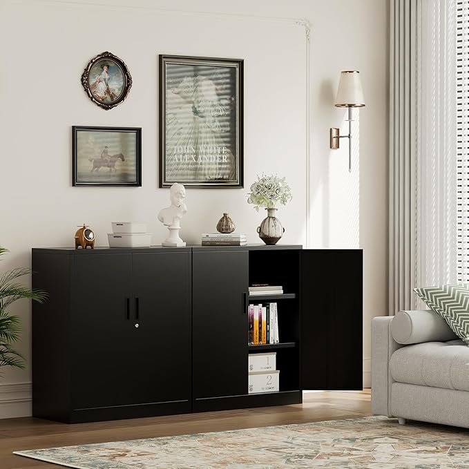 TaskStorz Metal Garage Storage Cabinets,Metal File Cabinet - Image 9