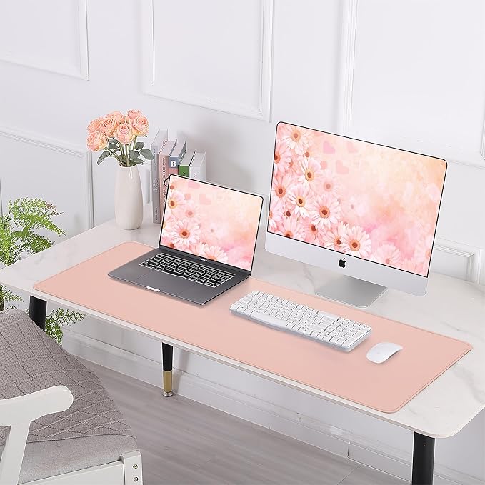 Large Desk Mat -47.2" x 17.5" Leather Desk Pad Protector - Image 7