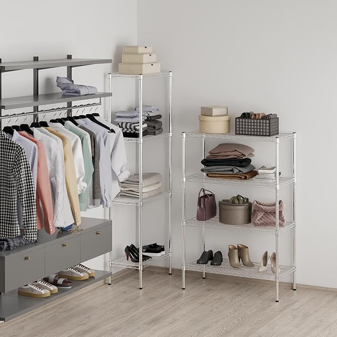 Regal Altair 18" Deep x 36" Wide x 54" Height Wire Shelving Kit | 4-Tier | NSF - Image 7