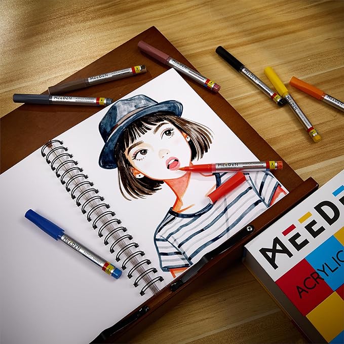 MEEDEN Mixed Media Paper Pad: 8" x 10" 112lb/165gsm Spiral Bound Mixed Media - Image 8