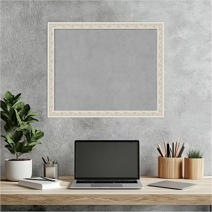 Amanti Art Silver Framed Magnetic Board 18x22 Small Vision Board - Image 7
