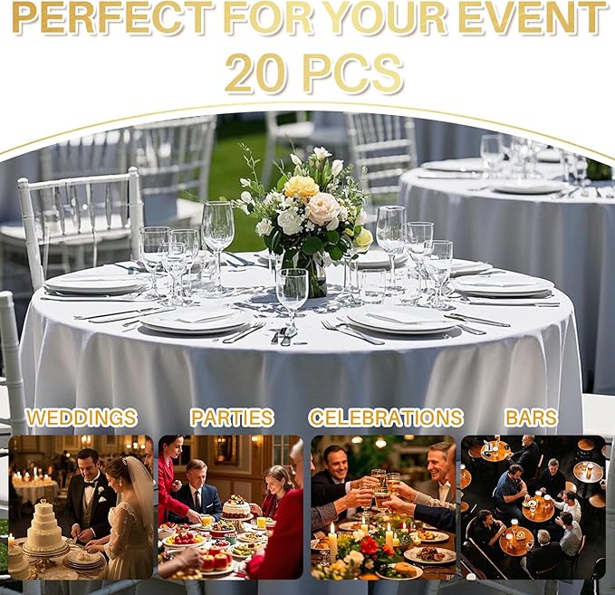 20 Pack Reserved Table Signs White Reserved Table Tent Card - Image 6