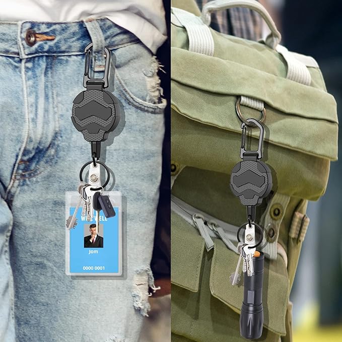 VYNCS Retractable Keychain Badge Holder - Image 7