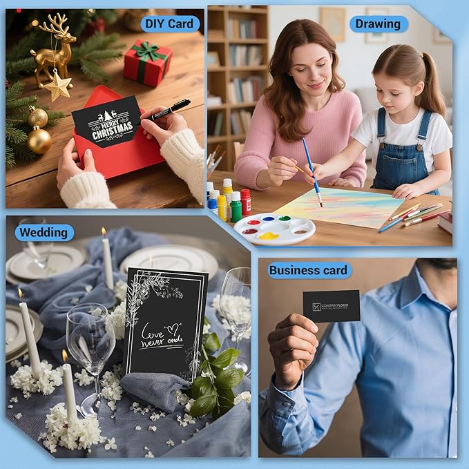 Cardstock Paper, 80 Sheets Card Stock, 200GSM Thick Printer Paper 8.5x11 - Image 7
