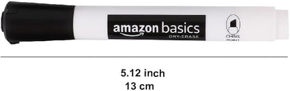 Amazon Basics 12-Pack Low-Odor Chisel Tip Dry Erase Whiteboard Markers - Image 4