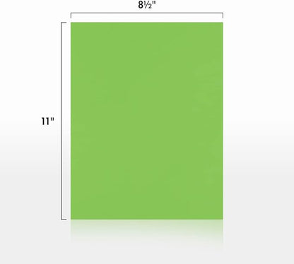 LUXPaper 8.5" x 11" Cardstock | Letter Size | Limelight Green | 100lb. Cover | - Image 3