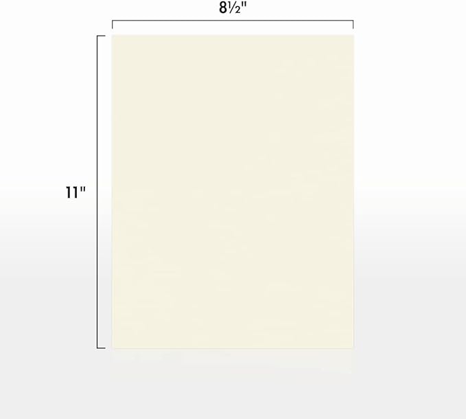LUXPaper 8.5" x 11" Classic Crest Paper | Letter Size | Natural White | 70lb. - Image 2