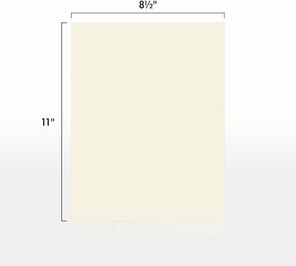 LUXPaper 8.5" x 11" Classic Crest Paper | Letter Size | Natural White | 24lb. - Image 2