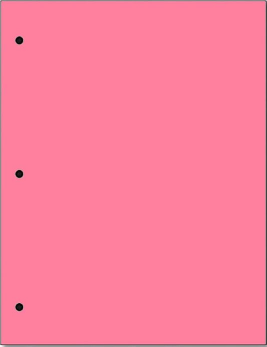 Copy And Printing Color Paper, 20 Lb. 3 Hole Punch 500 Sheets Per Ream. by Limited+Papers
