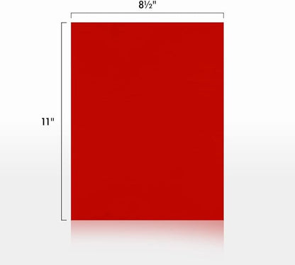 LUXPaper 8.5" x 11" Paper | Letter Size | Holiday Red | 60lb. Text | 1 - Image 2