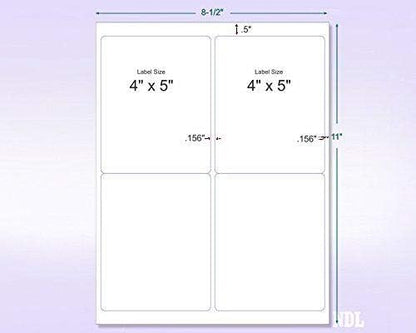 8-1/2 x 11" Neon Color High Light Fluorescent Labels - Image 2