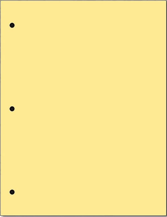 Copy And Printing Color Paper, 20 Lb. 3 Hole Punch 500 Sheets Per Ream. by Limited+Papers