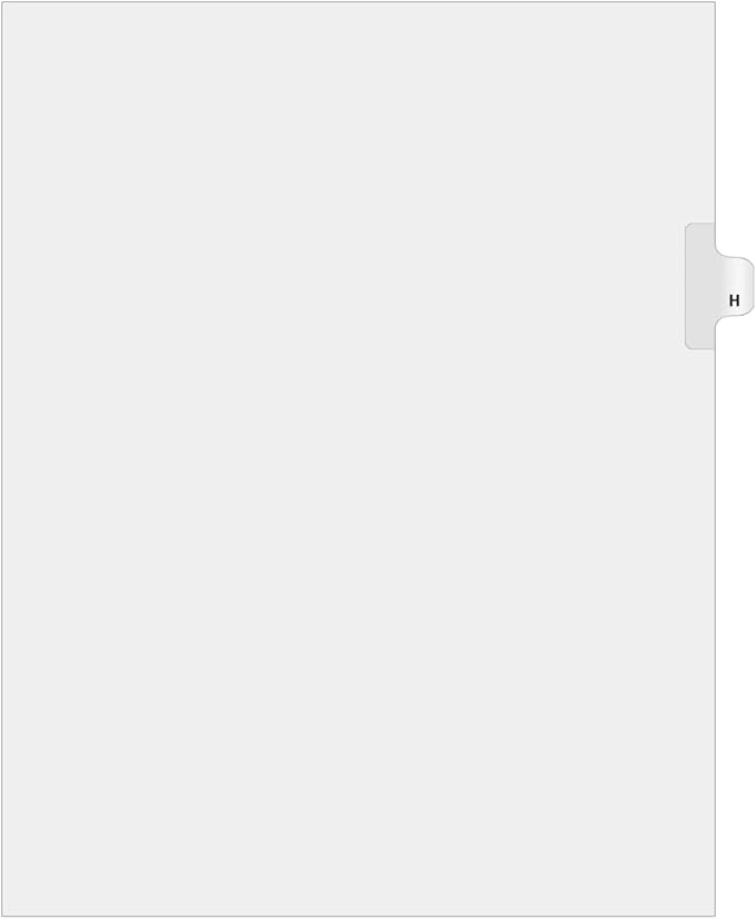 Exhibitindexes®Side Letter Tabs by exhibitindexes