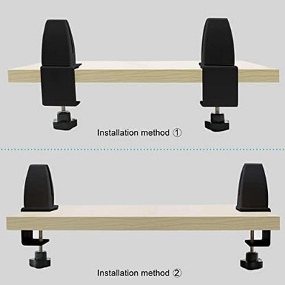 Jhanw Desk Divider Clamp For 1/8" To 0.51" Panel, Adjustable Desk Partition - Image 5