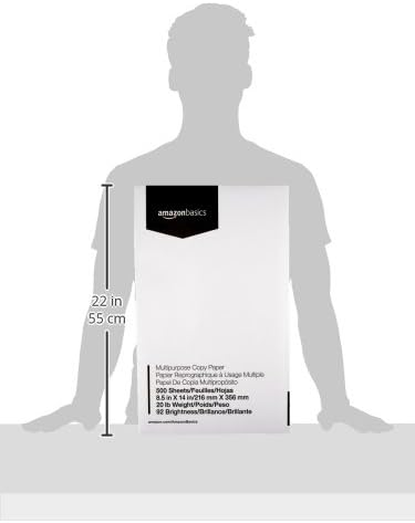 Amazon Basics Multipurpose Copy Printer Paper, 20 lb, 8.5 x 14 Inches, 10 Reams - Image 8