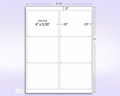 NextDayLabels - 8-1/2 x 11 Neon Color High Light Fluorescent Labels - Image 2