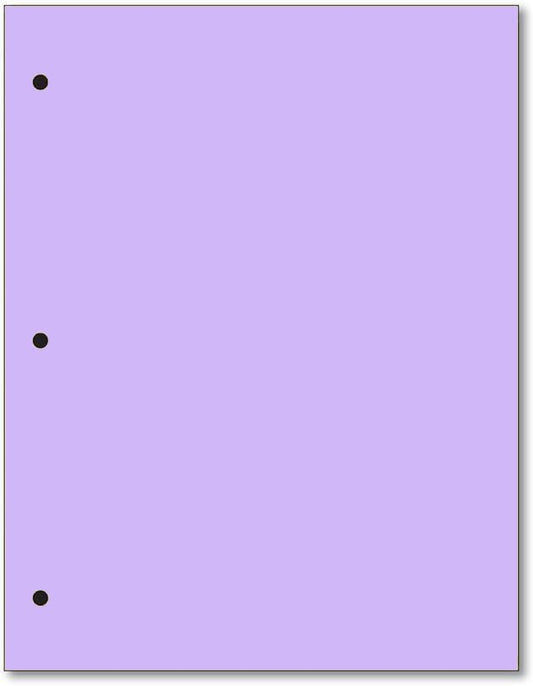 Copy And Printing Color Paper, 20 Lb. 3 Hole Punch 500 Sheets Per Ream. by Limited+Papers