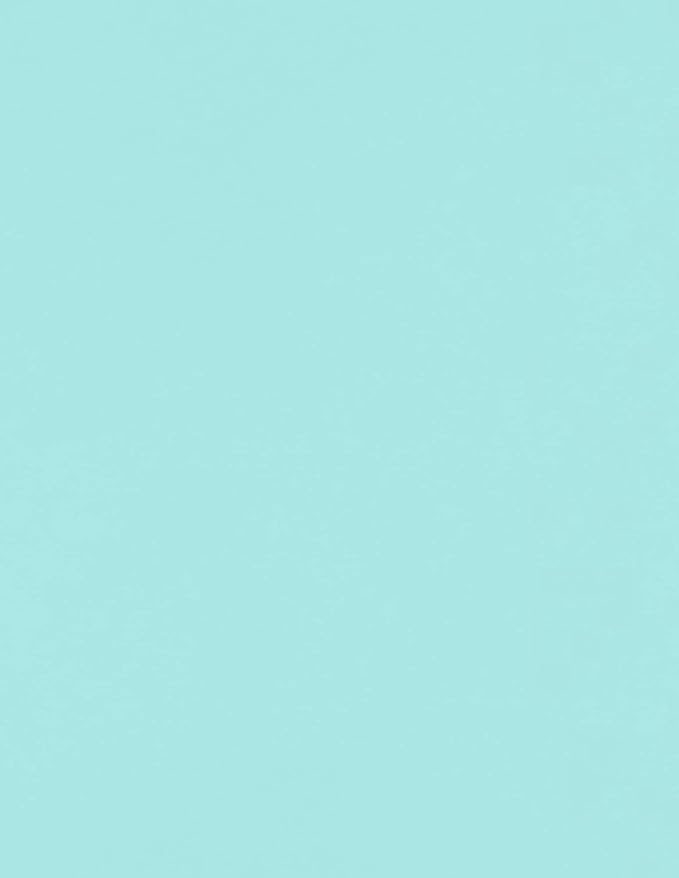 LUXPaper 8.5" x 11" Paper | Letter Size | Seafoam Blue | 80lb. Text | 50 Qty by LUXPaper