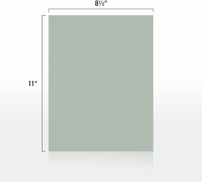 LUXPaper 8.5" x 11" Paper | Letter Size | Slate Gray | 70lb. Text | 250 Qty - Image 2