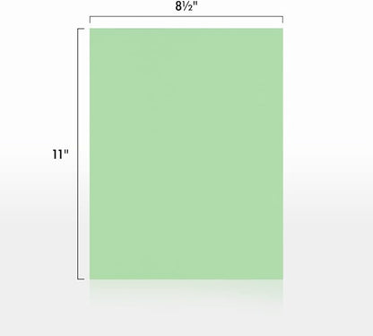 LUXPaper 8.5" x 11" Cardstock | Letter Size | Pastel Green | 65lb. Cover | 50 - Image 3